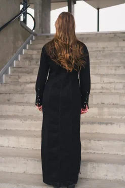Shaped Western Dress Dark Volume