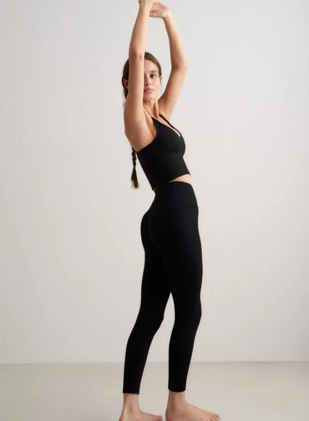 Shape Seamless Tights Black