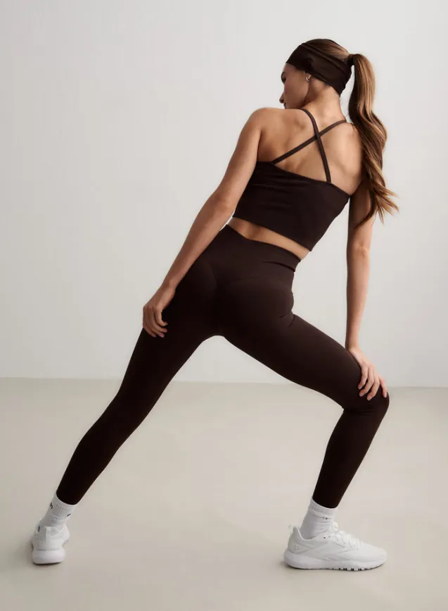 Shape Seamless Tights Chocolate