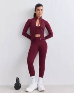 Shape Seamless Tights Merlot