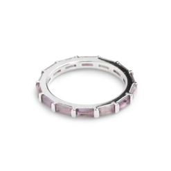Shiffer Ring Silver Amethyst