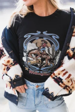 Shrunken Band Tee Black Beauty