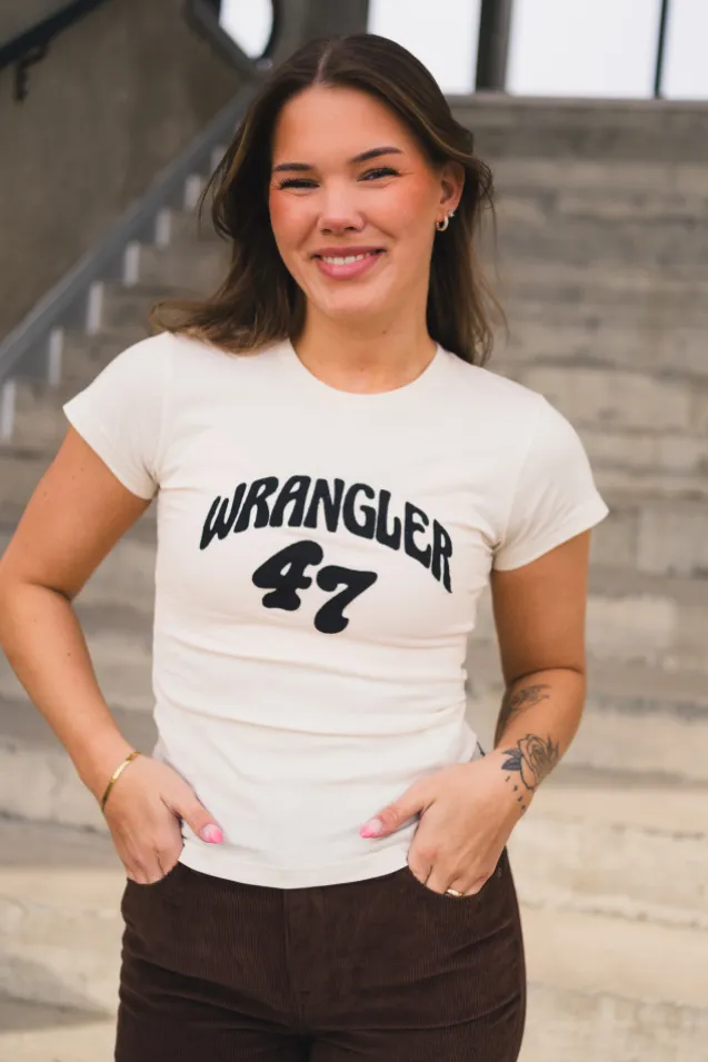 Shrunken Band Tee Egret