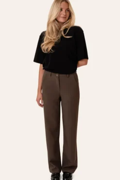 Signatureic Pants Dark Brown