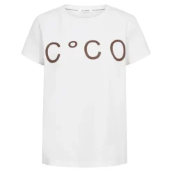 Signature New Tee White/Dark Brown