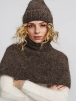 Silje Chunky Hat Brown