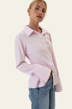 Siljeic Shirt Pink White Stripes