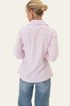 Siljeic Shirt Pink White Stripes