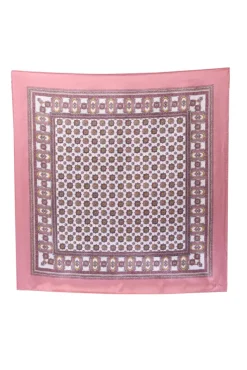 Silk Scarf Blush Paisley