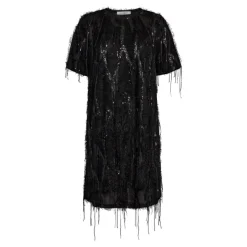 Silla Sequin Dress Black