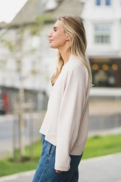 Sim Vincent Polo Blouse Haze