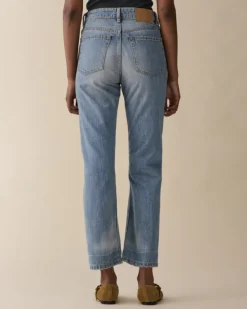 Sisli Cropped Light Blue Righe
