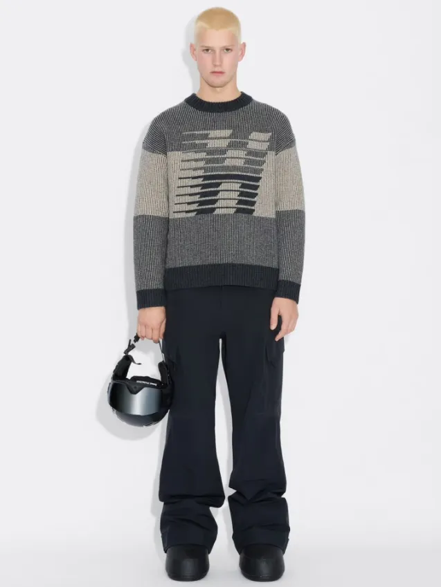 Ski Logo Crew Dark Grey Mix