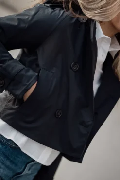 Skydekke Trench New Black
