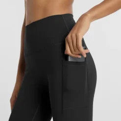 Sleek Pocket High Rise Legging 27" Black