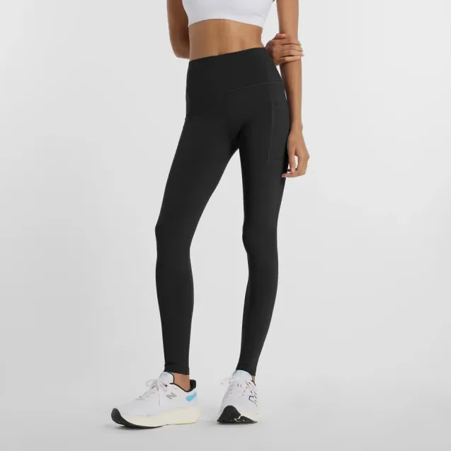 Sleek Pocket High Rise Legging 27" Black