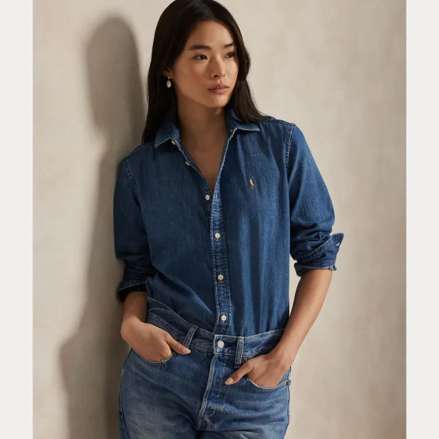 Slim Fit Denim Shirt Merced Wash