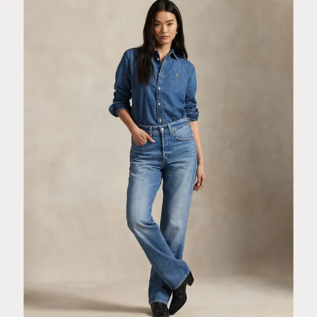 Slim Fit Denim Shirt Merced Wash