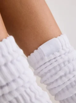 Slouch Socks White