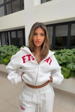 SÒL Zip Hoodie Coconut