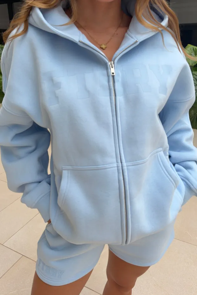 SÒL Zip Hoodie Sea Salt