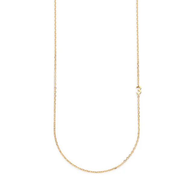 Small Number Necklace Gold - 50L - 3