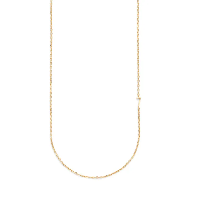 Small Number Necklace Gold - 40L - 7