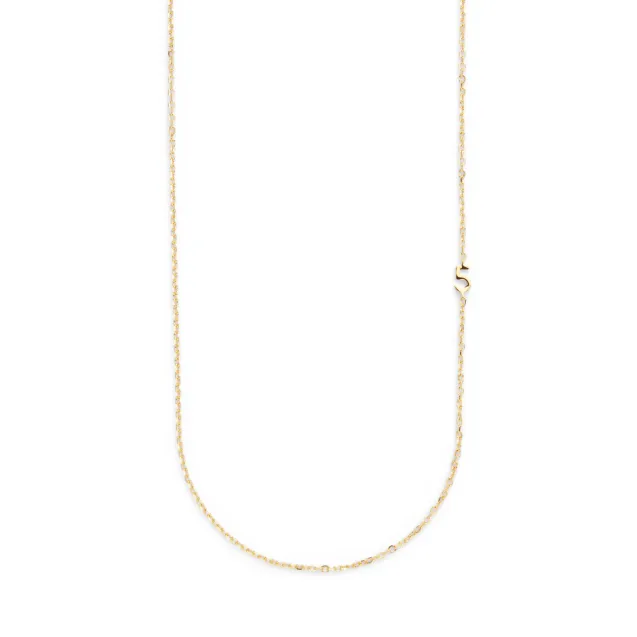 Small Number Necklace Gold - 40L - 5