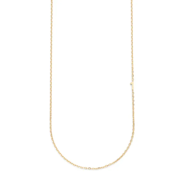 Small Number Necklace Gold - 40L - 1