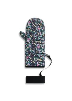 Snow Mittens Daae Flower Black