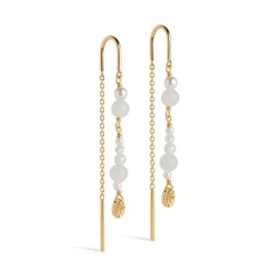 Sofia Earring White And Pearls