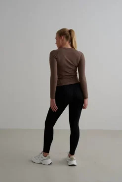 Soft Basic Long Sleeve Macchiato
