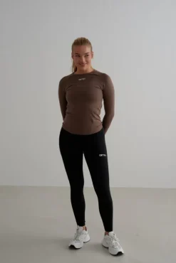 Soft Basic Long Sleeve Macchiato