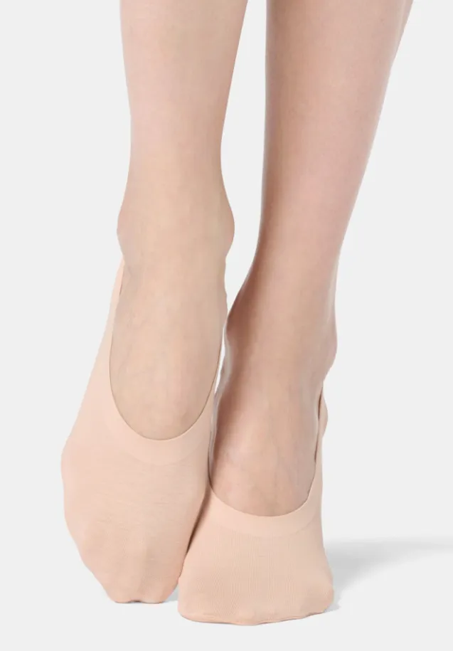 Solange Cotton No-Show 2 PK Neutre