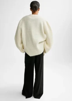 Solange Mohair Cardigan Eggshell