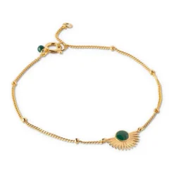 Soleil Bracelet Petrol Green