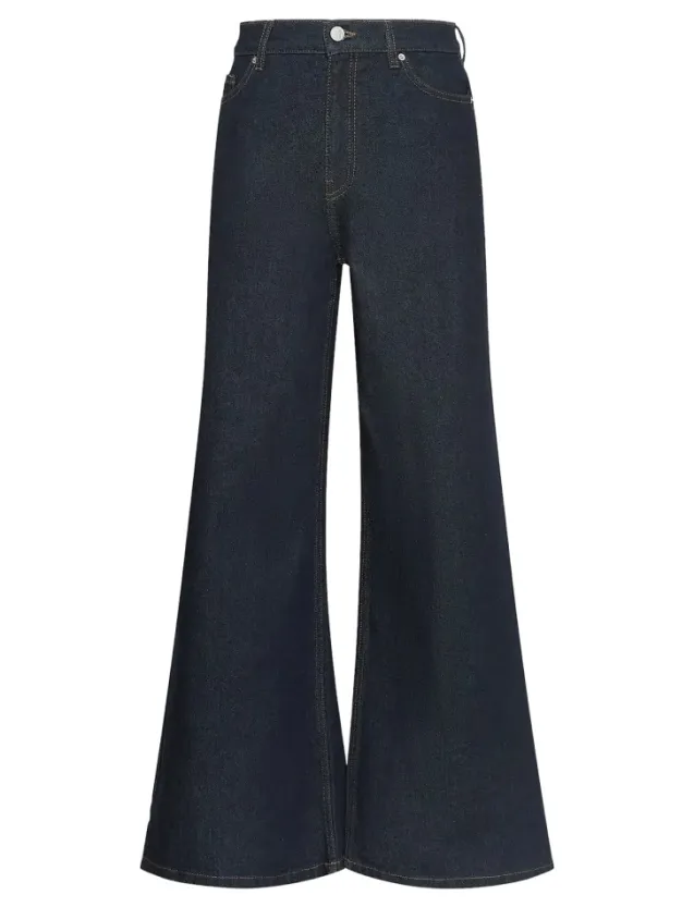 Solia Ada Wide Jeans Dark Blue Wash
