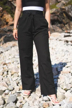 Sonar Linen Pants Black