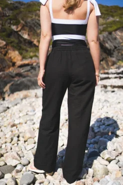 Sonar Linen Pants Black