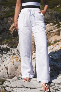Sonar Linen Pants White