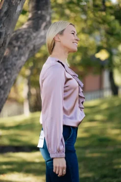 Sophia Blouse Semi Rich Vintage Rose