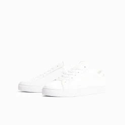 Spin Leather Sneakers White