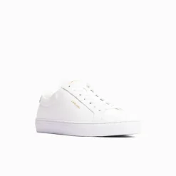 Spin Leather Sneakers White