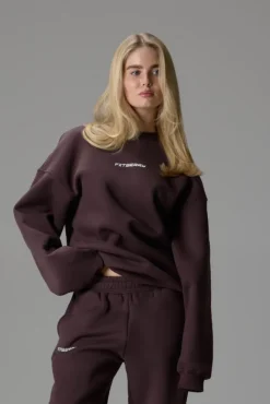 Sports Studio Crewneck Saddle Brown