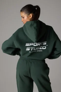 Sports Studio Hoodie Evergreen