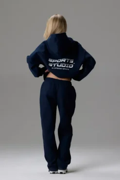 Sports Studio Hoodie Navy