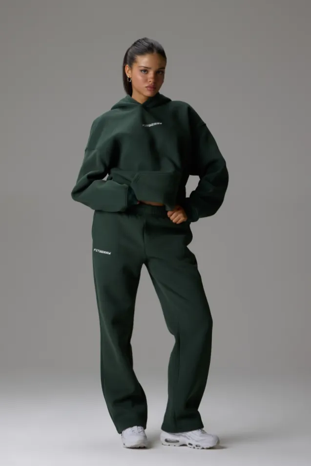 Sports Studio Straight Leg Joggers Evergreen
