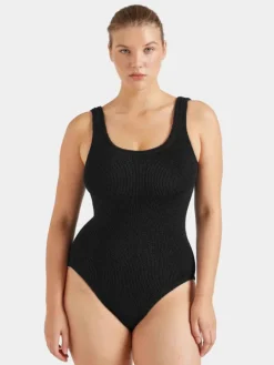 Square Neck Swim Black
