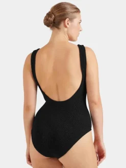 Square Neck Swim Black