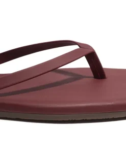 Square Toe Lily Burgundy